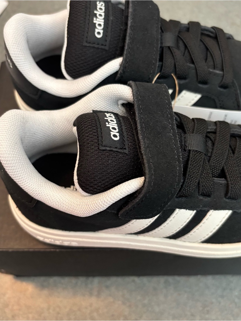 Adidas Grand Court 00s EL C New!! Size 12 K